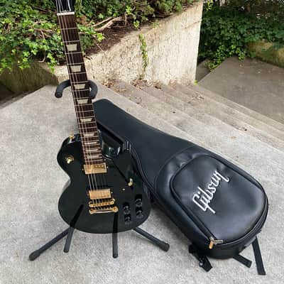 Gibson Les Paul Studio Push Pull Tone Guitar Center Exclusive- Ebony Gold Hardware image 23