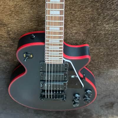 Firefly FFLP Les Paul Matte black with red binding image 8