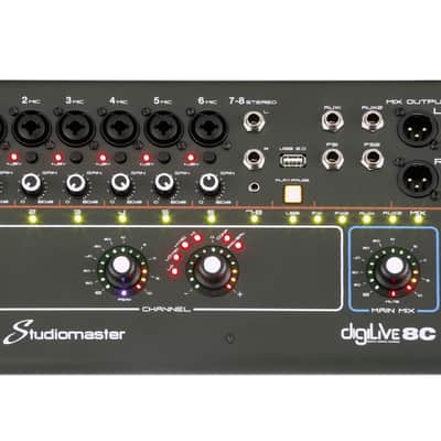Studiomaster DIGILIVE 8C Digital Mixer image 2
