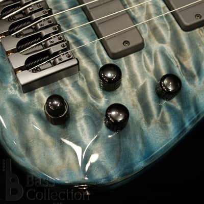 Roscoe LG Custom 6st/34 (Exhibition Grade Quilt Maple Top / Faded Blue Jean) image 6