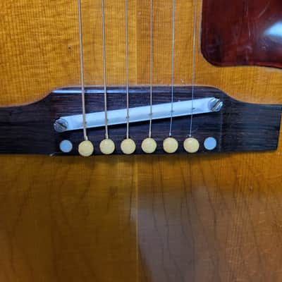 Video Demo Vintage RARE 1965 Gibson J50 Adjustable Bridge Dreadnought Acoustic Guitar New Strings Pro Setup Hard Shell Case image 3