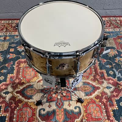 Pork Pie 6.5x14" Maple Snare Drum paired with Matching Gruv-X Click image 9