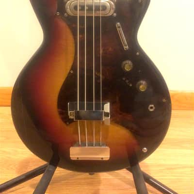 Vintage-Framus-strato-star-bass-1960's-German-awesome-refinished-neck-RARE, image 2