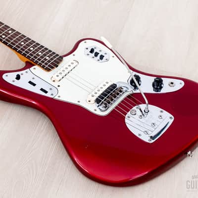 2000 Fender American Vintage '62 Jaguar Yamano, Candy Apple Red w/ Matching Headstock, Case & Tags image 10