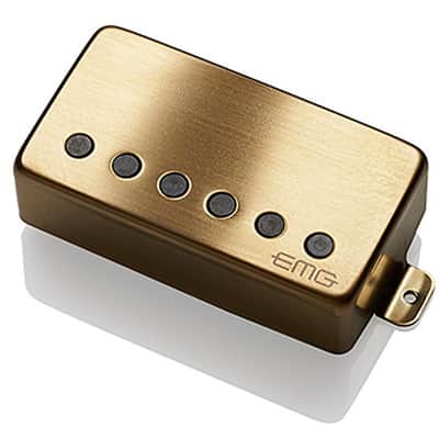 EMG 57 Alnico V Active Bridge Humbucker - brushed gold image 1