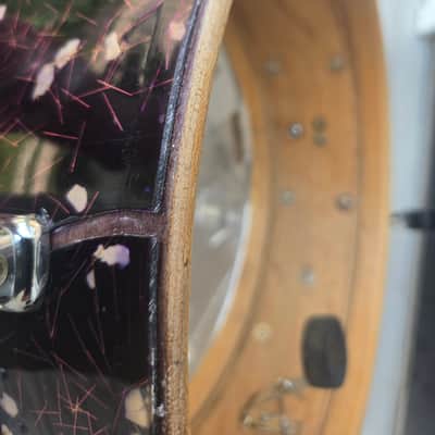 Slingerland Artist Model Snare Drum 1960s - Capri Pearl image 12