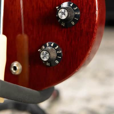 Gibson Vintage 1969 SG Junior Electric Guitar - Cherry Red with Chipboard Case - Used image 17