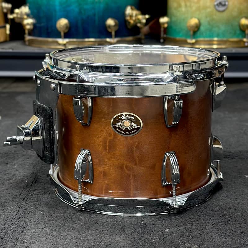 Ludwig Classic Maple Exotic Makore Rack Tom - 10” x 8” image 1