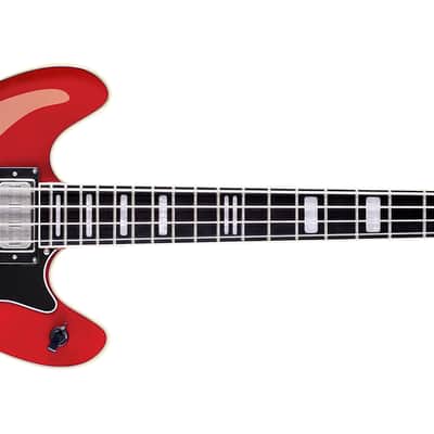 Hagstrom Viking Bass Wild Cherry Transparent image 4