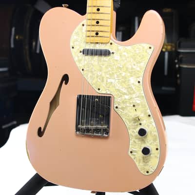 2011 Fender DALE WILSON Custom Shop Masterbuilt 60's Telecaster Thinline Relic - Shell Pink, Abby Ybarra Pups! image 2