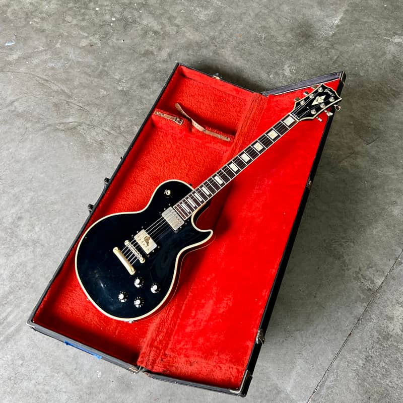 Greco EG-600 Custom 1987 Black beauty original vintage MIJ Fuji