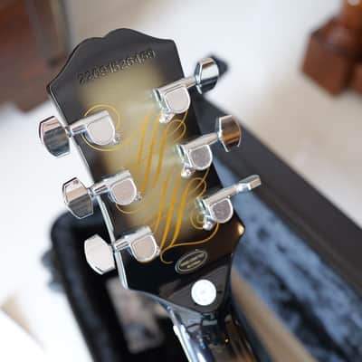 Epiphone Adam Jones Signature Art Series Les Paul Custom 2023 - Frazetta "The Berserker" / Silverburst image 9