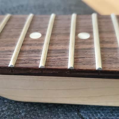 kramer Neck NOS Rosewood Left/Reverse Bound Headstock Inlay 12th Fret, Near Mint image 11