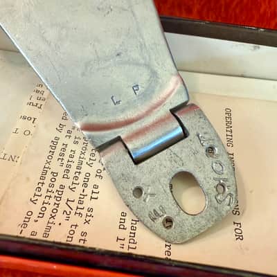 Bigsby B7 Vibrato guitar tailpiece c 1960’s - Aluminum original vintage USA Gibson Les paul custom image 3