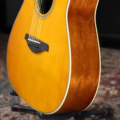 Yamaha FGC-TA Transacoustic Cutaway Acoustic/Electric Guitar - Vintage Tint image 12