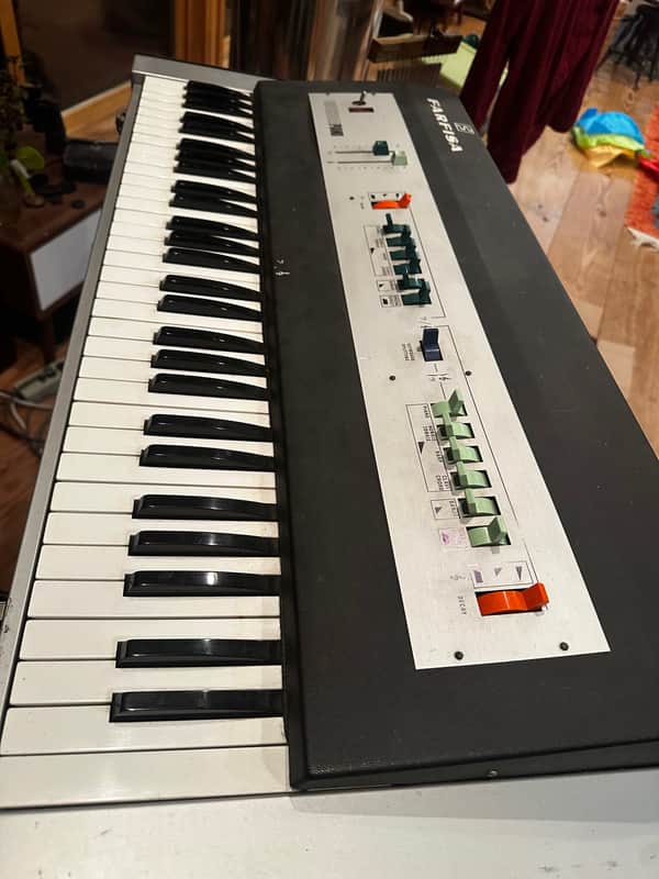 Farfisa Professional Piano 61-Key Electric Piano 1968 - 1975 - Silver / Black image 1