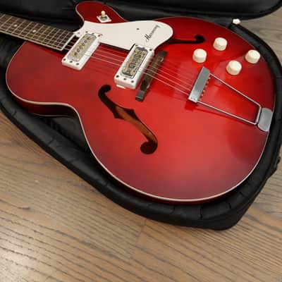 1963 Harmony H54 Rocket Red Sunburst image 2