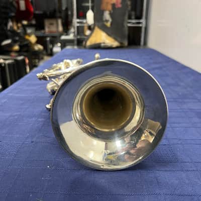 Used Andreas Eastman Silver Bb Cornet with Gard Gig Bag Just Serviced image 6