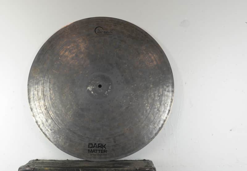 Dream Cymbals 22" Dark Matter Flat Earth Series Ride Cymbal 2458g w/ Video Demo image 1
