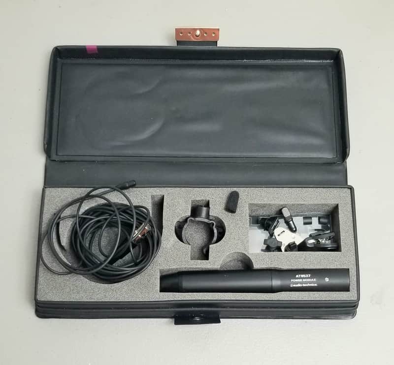 Audio-Technica AT899 Sub-miniature Lavalier Mic w/AT8537 Transformer in Case - * MAKE OFFER!! image 1