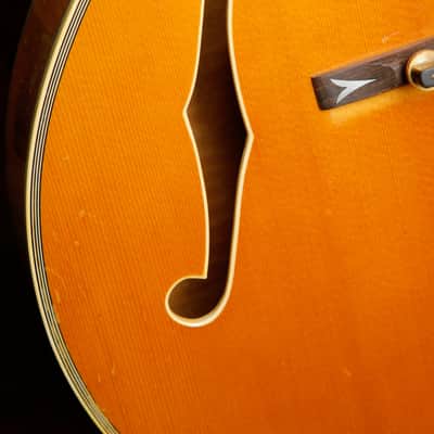 Aria Pro II FA-03 Natural Archtop Hollowbody Electric Guitar Pre-Owned image 10