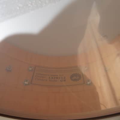 DW USA Collectors Series Natural Satin Oil 5.5 x 14" Pure Maple Shell With Ring's   Snare Drum image 9