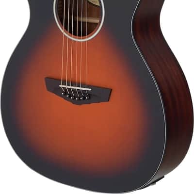 D'Angelico Premier Tammany LS Acoustic-electric Guitar - Satin Vintage Sunburst image 5