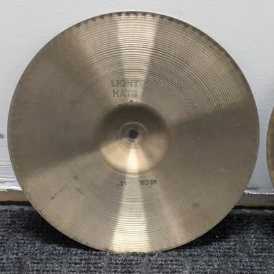 Sabian 14" AA Regular/Light Hi-Hat Cymbals (Pair) 1982 - 1984 - Natural image 11