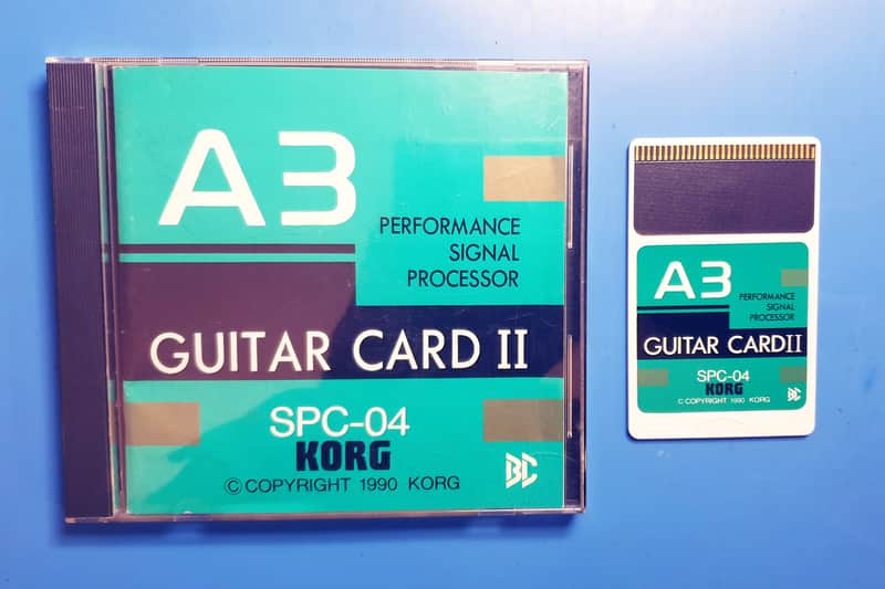 SPC-04 GUITAR Card expansion (RARE) for KORG A3 / A2 processor