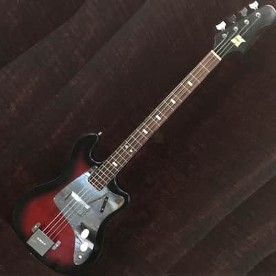 Kent Basin Street Bass Guitar 1965 - Full Scale - Soft Case image 1
