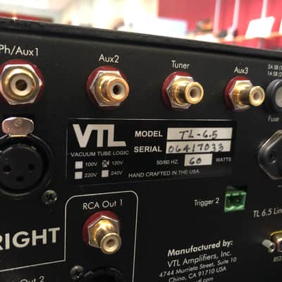 VTL TL-6.5 Signature Line Stage Preamplifier (As-Is) image 5