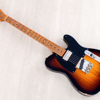 2024 Fender Custom Shop Limited Edition 1954 HS Telecaster Relic Sunburst w/ Seth Lover SH-55 & Josephina Red Hot image 10