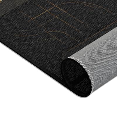 Pedalboard Noir Luxury Music Studio Rug 72x48 Guitar Pedal Ambient Studio Decor image 4