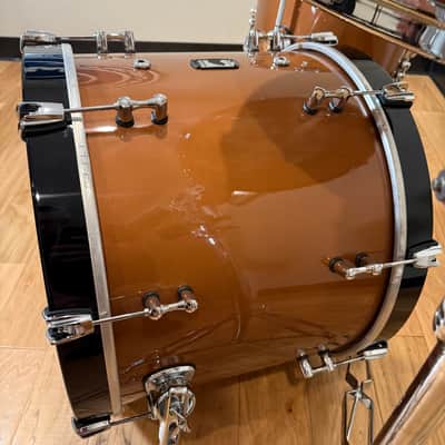 ~RARE!~ Mapex Black Panther Design Lab 3-Piece 12/14/20 Versatus Drum Kit Set in Transparent Copper Lacquer (Rm4) image 7