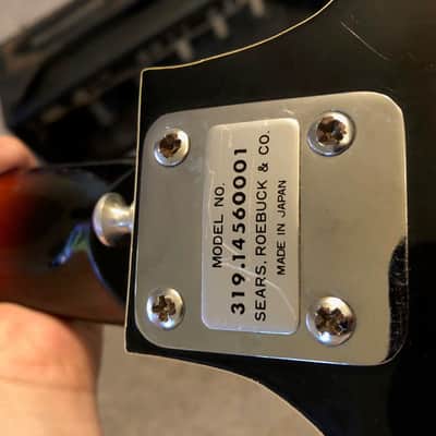 Silvertone Sears Roebuck & Co. Model 1456 3-Tone Sunburst (1968-1973) image 4