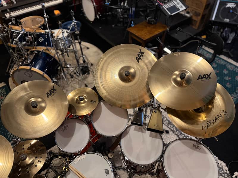 10pc Sabian AAX & XSR Cymbal Pack - Brillant image 1