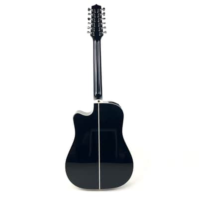 Takamine EF381SC 12-String Dreadnought Cutaway Acoustic-Electric Guitar Owned by Nils Lofgren image 6