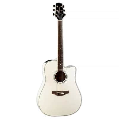 Takamine GD37CE-PW G Series Cutaway A/E Guitar - Pearl White - B-Stock image 2