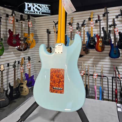 Fender American Professional II Thinline Stratocaster Electric Guitar - Transparent Daphne Blue w/OHSC & PLEK*D #035 image 10