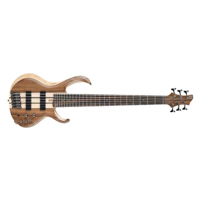 Ibanez BTB746 6-String Electric Bass Guitar Natural Low Gloss + Ibanez Case BTB 746 NTL - Brand New image 2