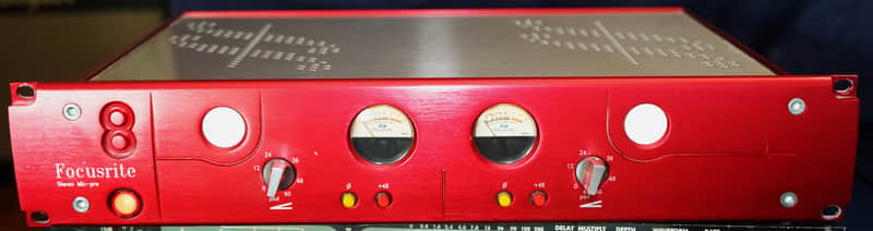 Focusrite RED 8 Dual Channel Mic Preamp 2000s - Red Pre image 1