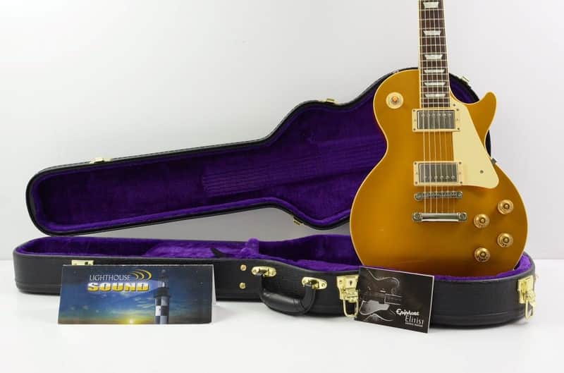 Epiphone Elitist Les Paul '57 Goldtop Electric Guitar - Goldtop w