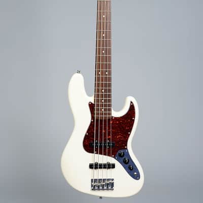 Fender American Professional Jazz Bass V 2017 - Olympic White image 7