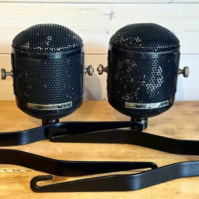 Western Electric RA-1142 Transmitter Multipattern Ribbon / Dynamic Microphone 1940s -PAIR image 3