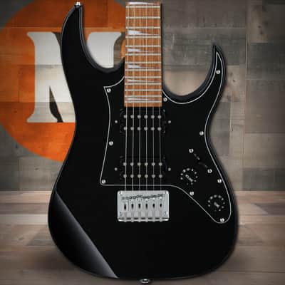 Ibanez GIO RG miKro 6 String Electric Guitar - Black Night (GRGM21BKN) image 1