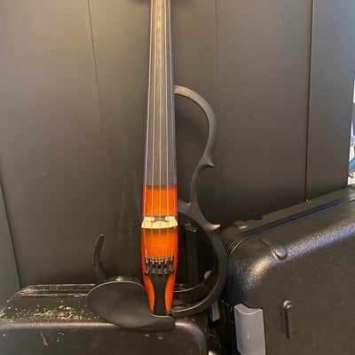 Yamaha SV-255 5-String Pro Silent Violin 2010s - Brown image 2