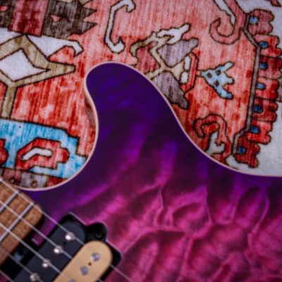 ERNIE BALL USA Music Man Axis Quilt HH HT "Olallieberry+ Maple" (2025) (SOLD) image 11