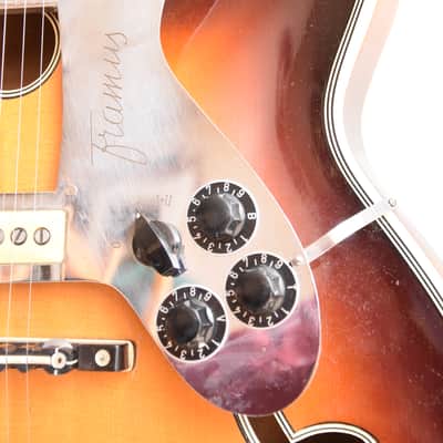 Fasan Archtop – RARE 17.7‘‘ 1950s Master Luthier Franz Sander German Vintage Jazz Guitar Gitarre image 9
