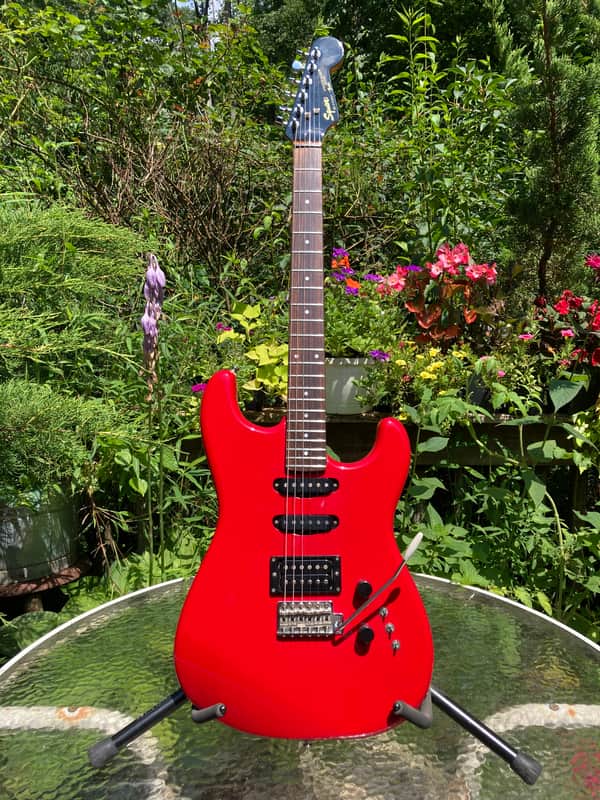 Vintage 1986 Squier by Fender Contemporary Stratocaster Made in Japan Torino Red image 1
