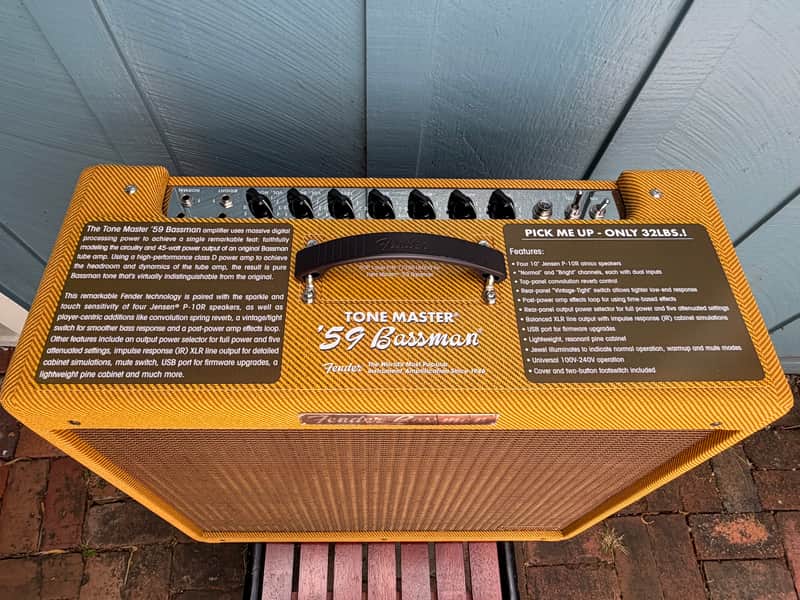 Fender Tone Master '59 Bassman 2-Channel 200-Watt 4x10" Guitar Combo